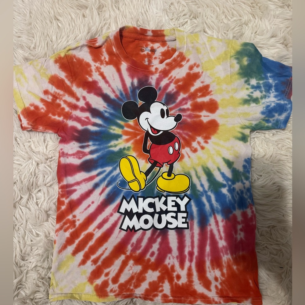 Mickey Mouse tie dye t shirt